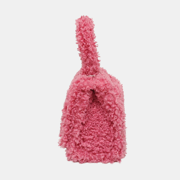 Hourglass Mini Sheepskin Pink