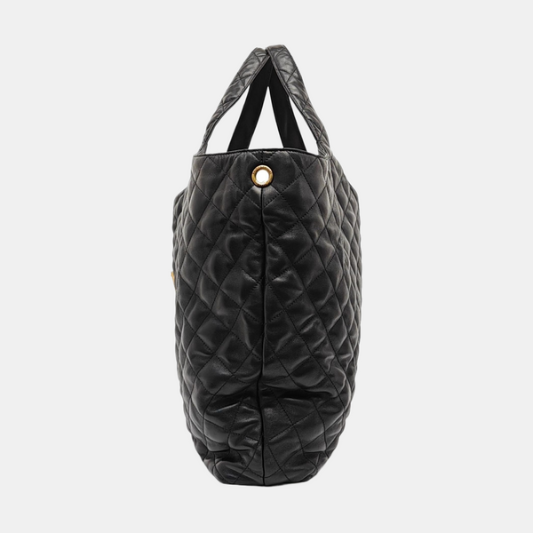 ICARE Extra Large Quilted Lambskin Black