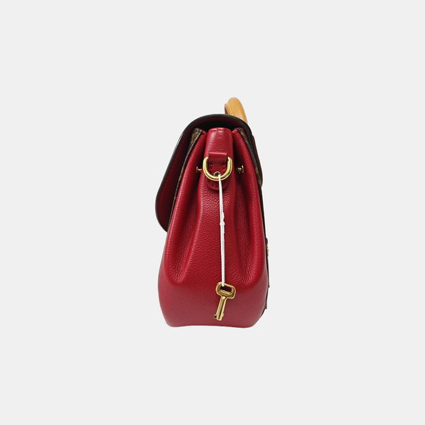 EDEN MM Monogram Coated Canvas Brown