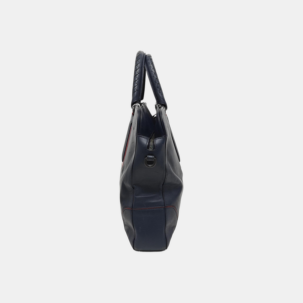 Calfskin Shoulder Bag Blue