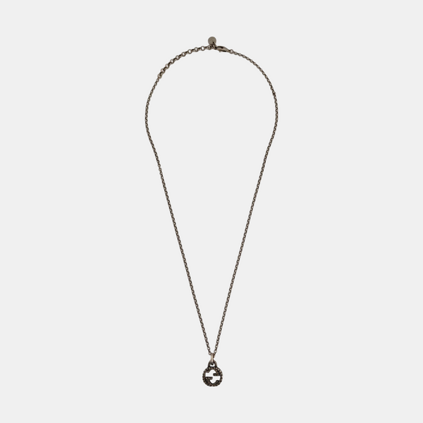 Interlocking G 925 Sterling Silver Necklace