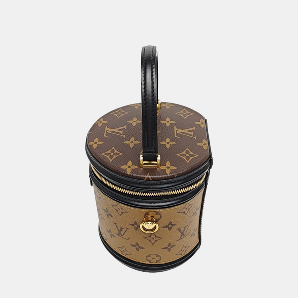 CANNES PM Monogram Coated Canvas Brown