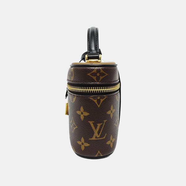 Vanity Chain Pouch Monogram Coated Canvas Brown