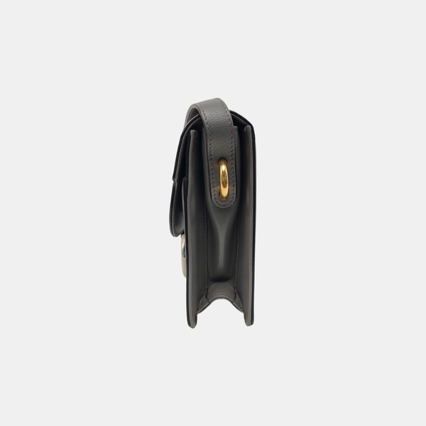 GG Ring Small Calfskin Gray
