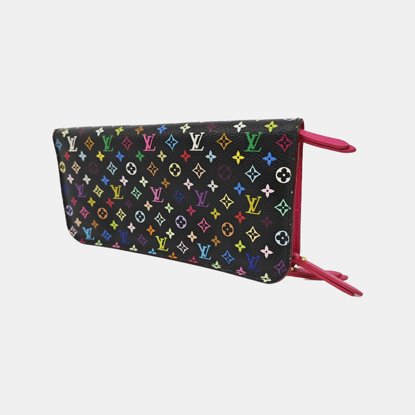 LV × TM INSOLITE Monogram Coated Canvas Black Wallet