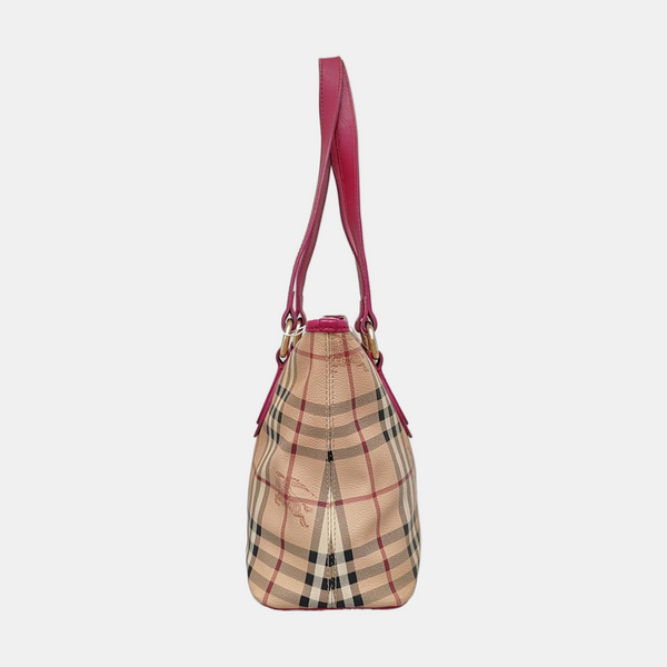 Nova Check Coated Canvas Brown