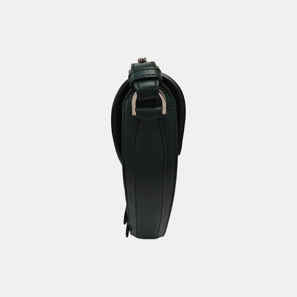 Saddle Medium Calfskin Green