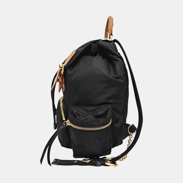 The Rucksack Medium Nylon Black