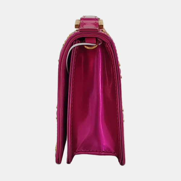 Diorama Cannage Patent Leather Red