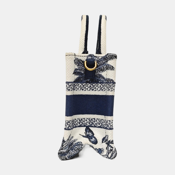 Book Tote Mini Fabric Blue