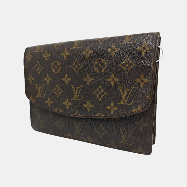 POCHETTE RABAT Monogram Coated Canvas Brown