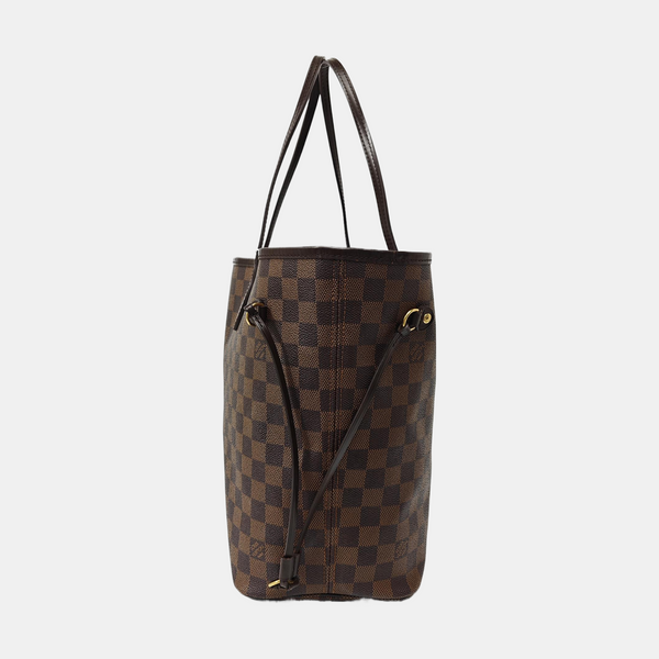 NEVERFULL MM Damier Ebene Coated Canvas Brown