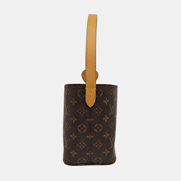 ALL IN BB Monogram Coated Canvas Brown