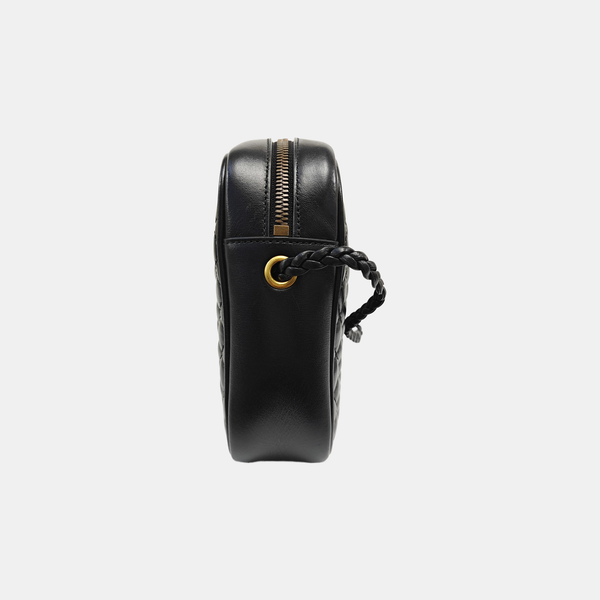 Ophidia Small Quilted Calfskin Black