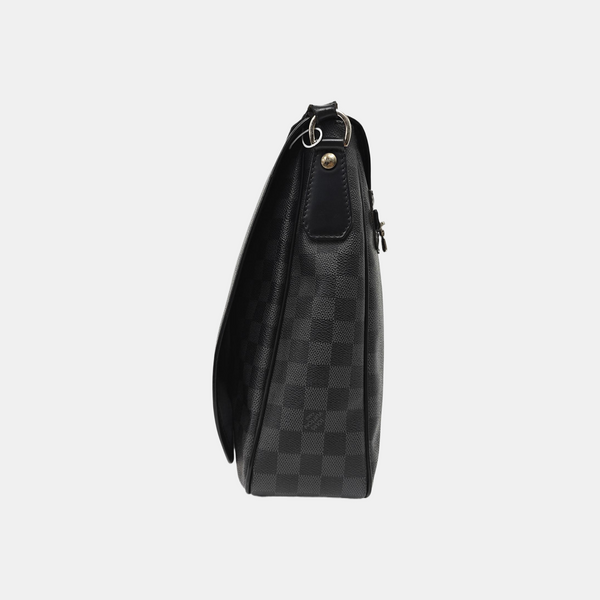 DANIEL GM Damier Graphite Coated Canvas Gray
