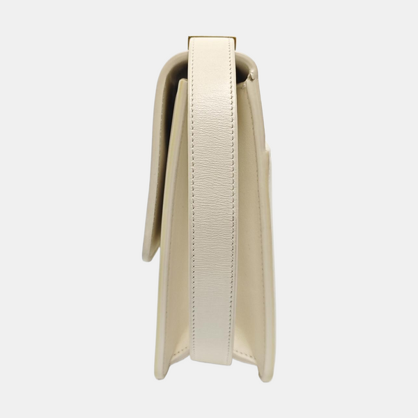 30 Montaigne Calfskin White