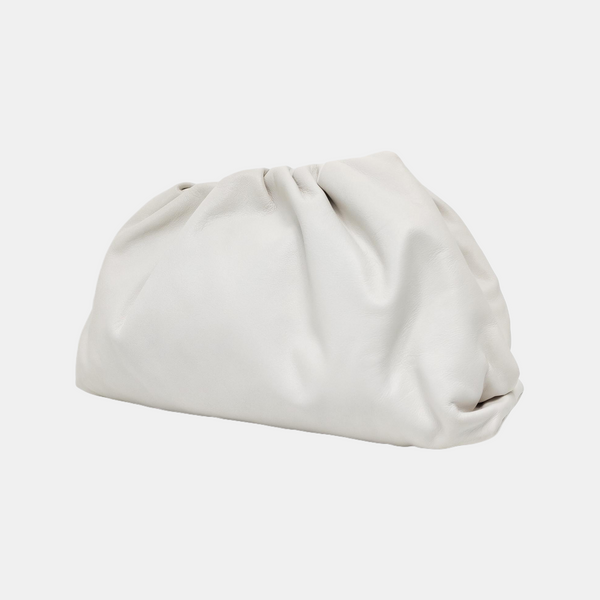 The Pouch Large Calfskin White