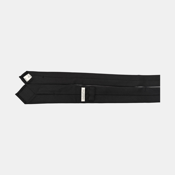 Wool Tie Black