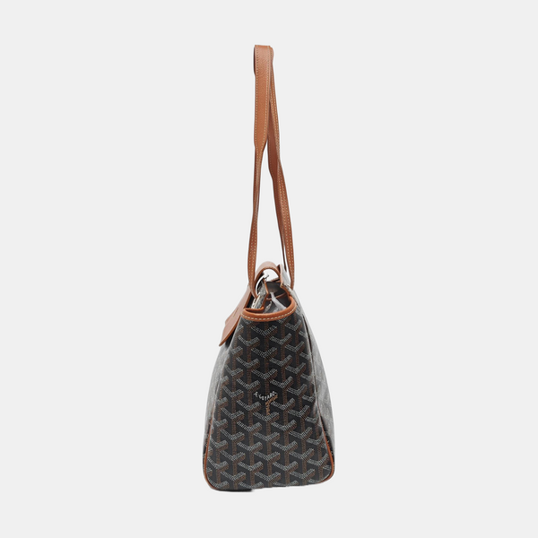 Rouette PM Coated Canvas Brown