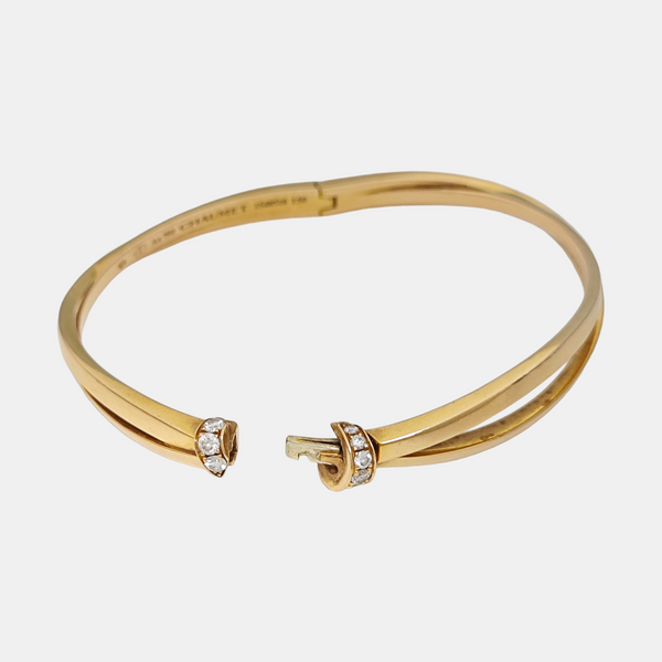 Liens Évidence 18k Rose Gold Bangle