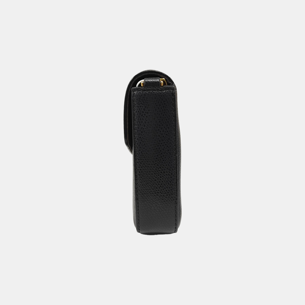 Calfskin Shoulder Bag Black