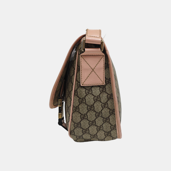 Monogram Coated Canvas Shoulder Bag Beige