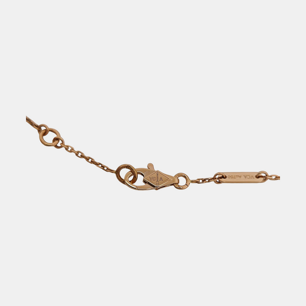 Sweet Alhambra 18k Rose Gold Bracelet