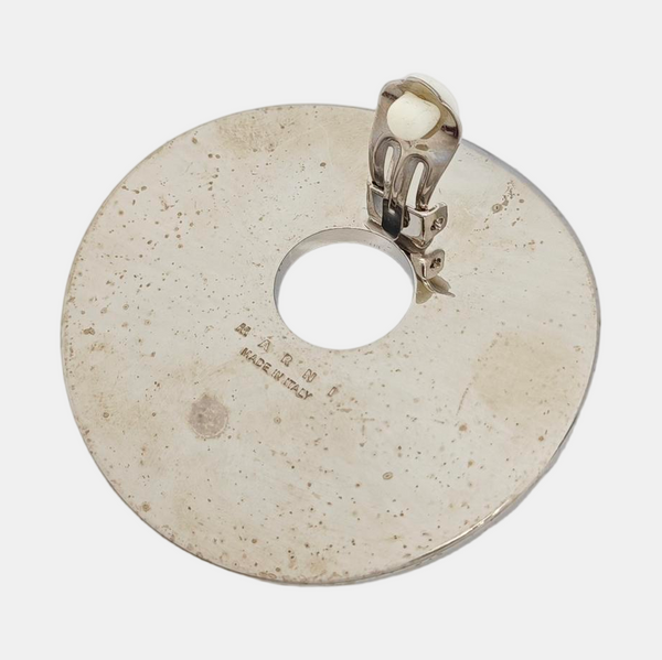 Metal Silver Clip On Earrings