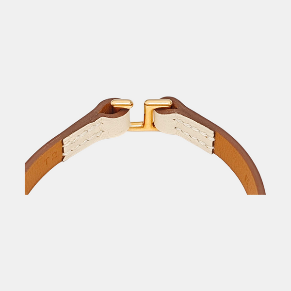 Rivale Leather White Bracelet