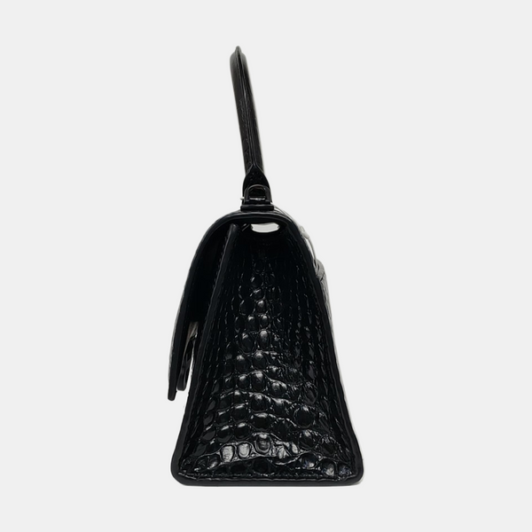 Hourglass S Calfskin Black