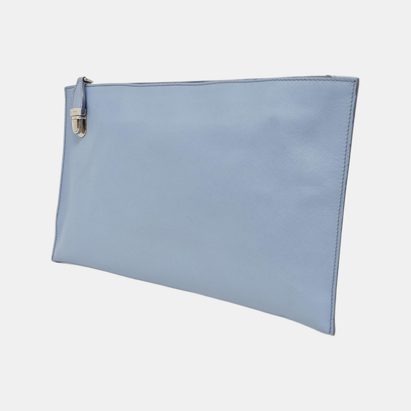 Calfskin Clutch Blue