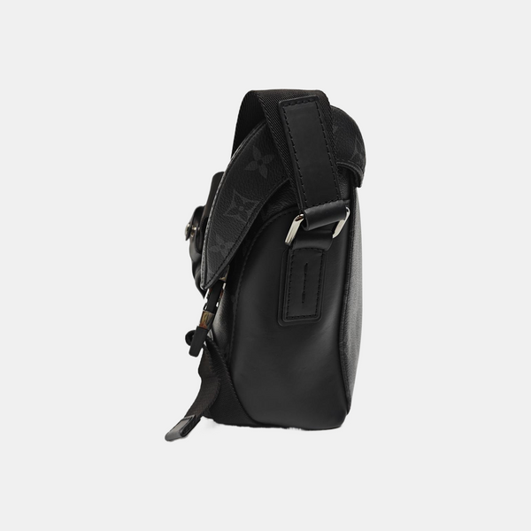 VOYAGER PM Monogram Coated Canvas Black