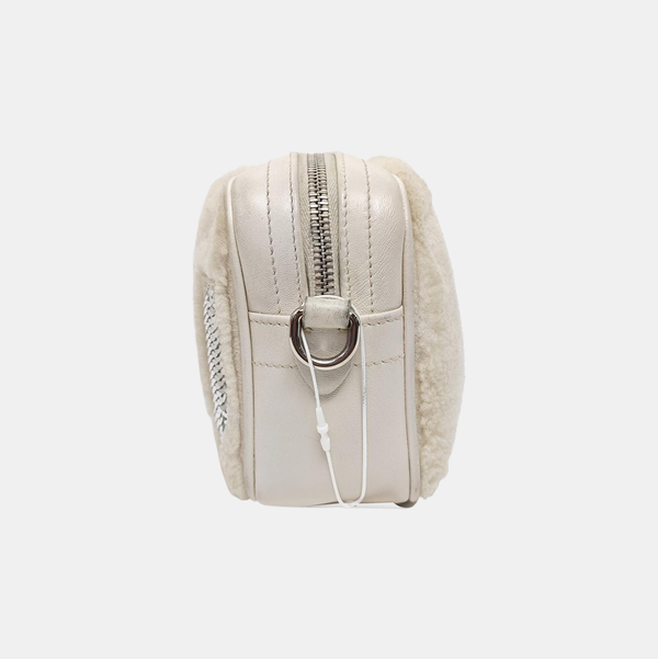Calfskin Crossbody Bag White