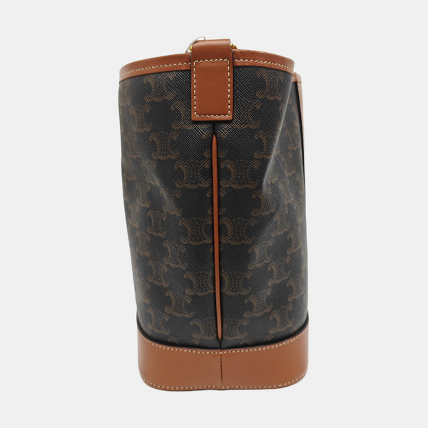 TRIOMPHE CANVAS Small Coated Canvas Brown