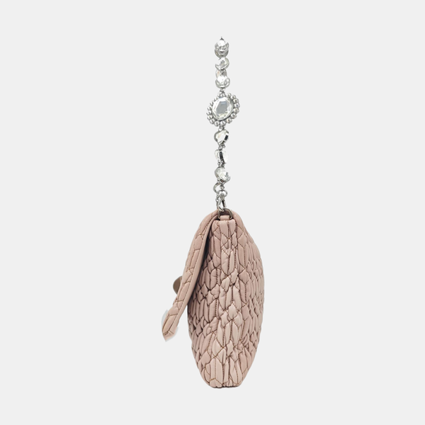 Crystal Quilted Lambskin Pink