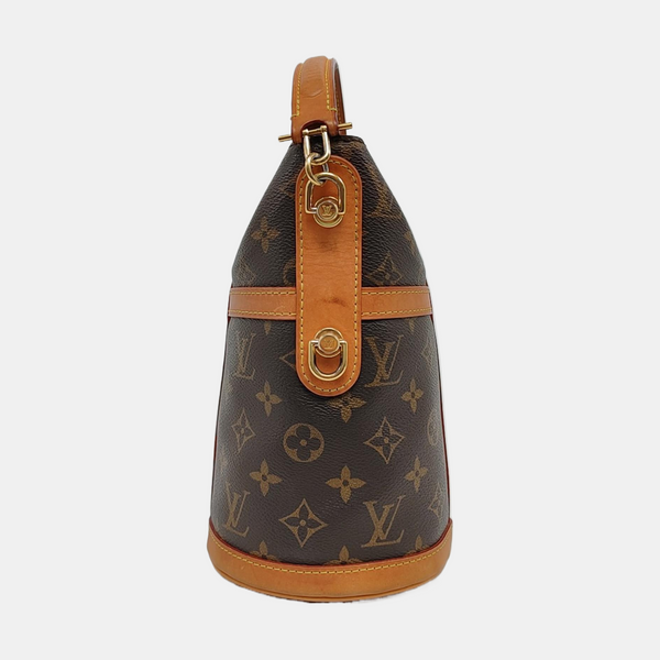 DUFFLE Monogram Coated Canvas Brown