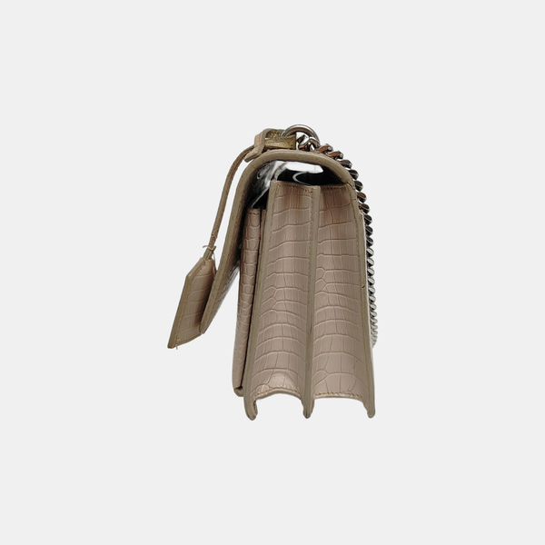 SUNSET Medium Calfskin Beige