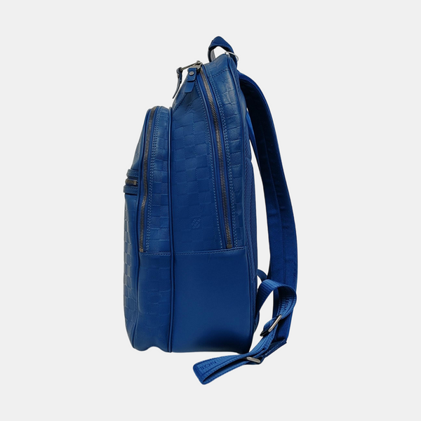 MICHAEL Damier Calfskin Blue