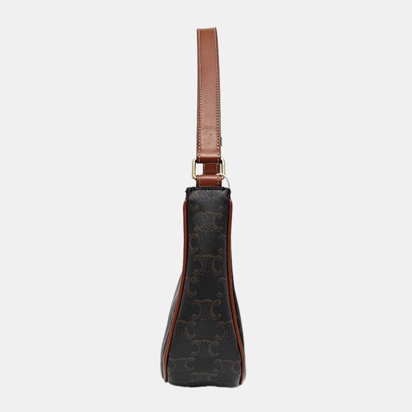 Authenticated pre-owned AVA Coated Canvas Brown - Top Handle Bag at Looply