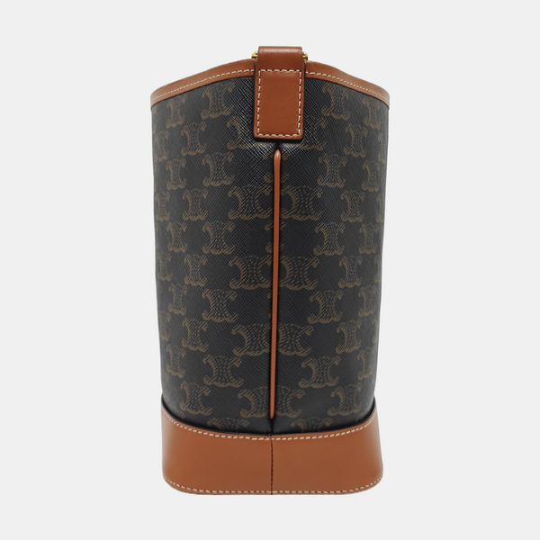 TRIOMPHE CANVAS Small Coated Canvas Brown