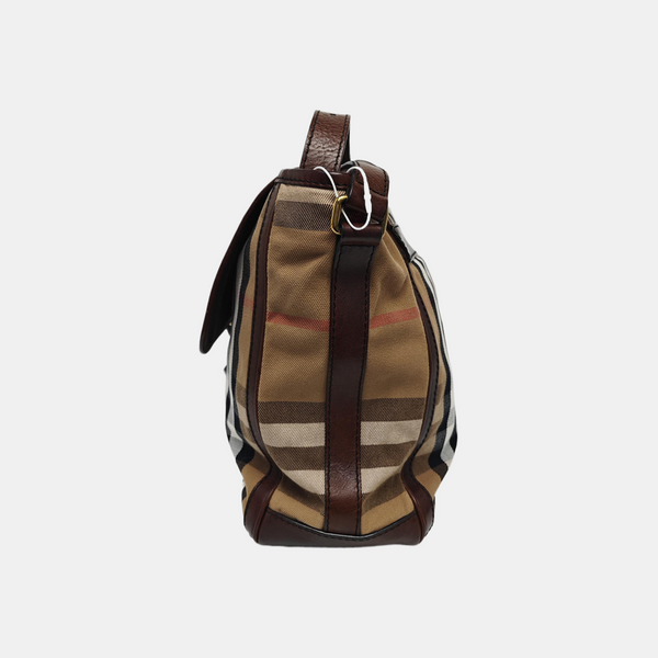 Canvas Shoulder Bag Brown