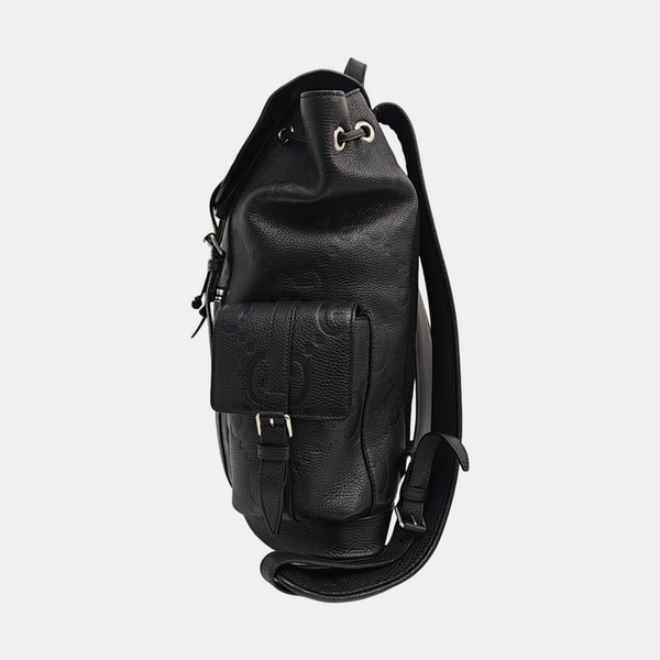Monogram Calfskin Backpack Large Black
