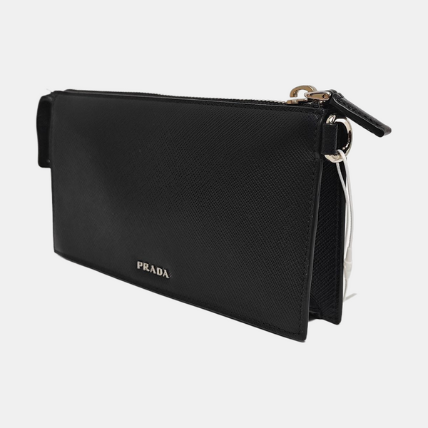 Leather Clutch Black