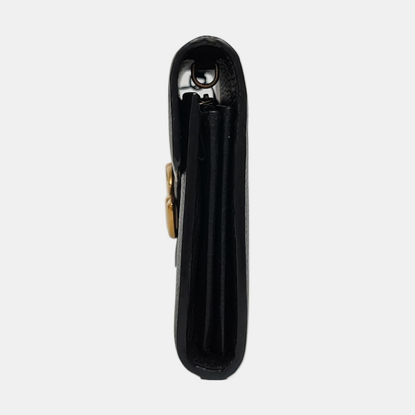 Authenticated pre-owned GG Marmont Mini Calfskin Black - Shoulder Bag at Looply