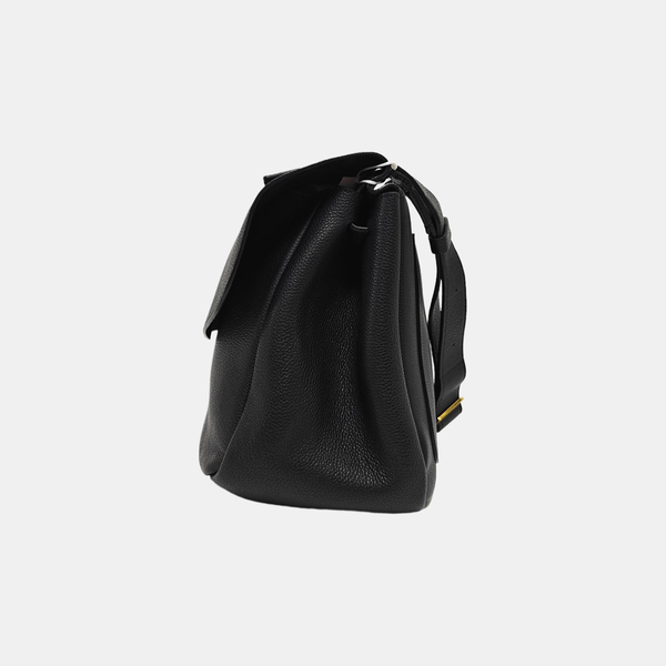 Calfskin Shoulder Bag Black