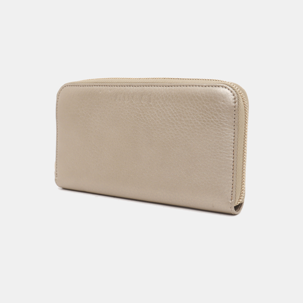 Calfskin Beige Wallet