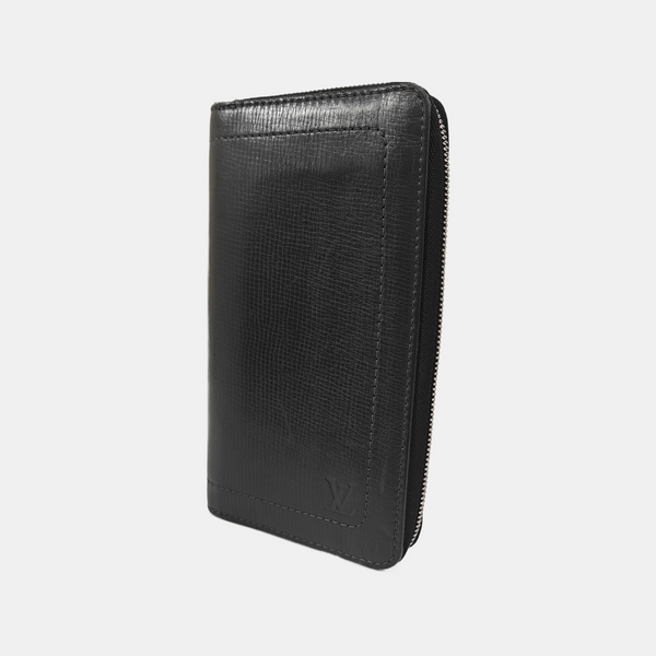 ZIPPY Calfskin Black Wallet