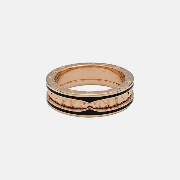 B.ZERO1 18k Rose Gold Ring EU 64