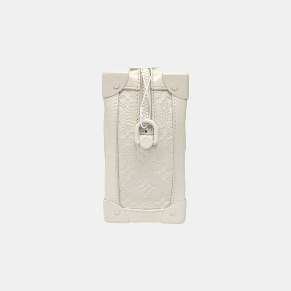 SOFT TRUNK Monogram Calfskin White