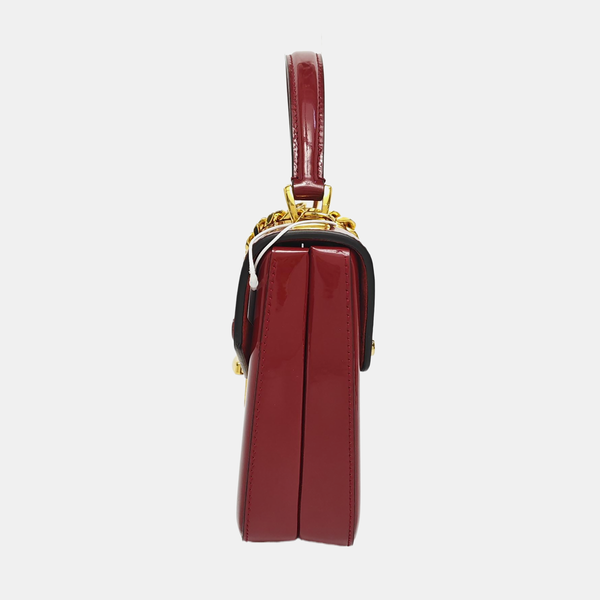 Authenticated pre-owned Sylvie 1969 Mini Patent Leather Red - Shoulder Bag at Looply